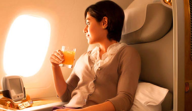 Women Flying With First Class